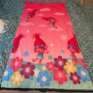 Trolls Princess Poppy Full Length Window Curtains